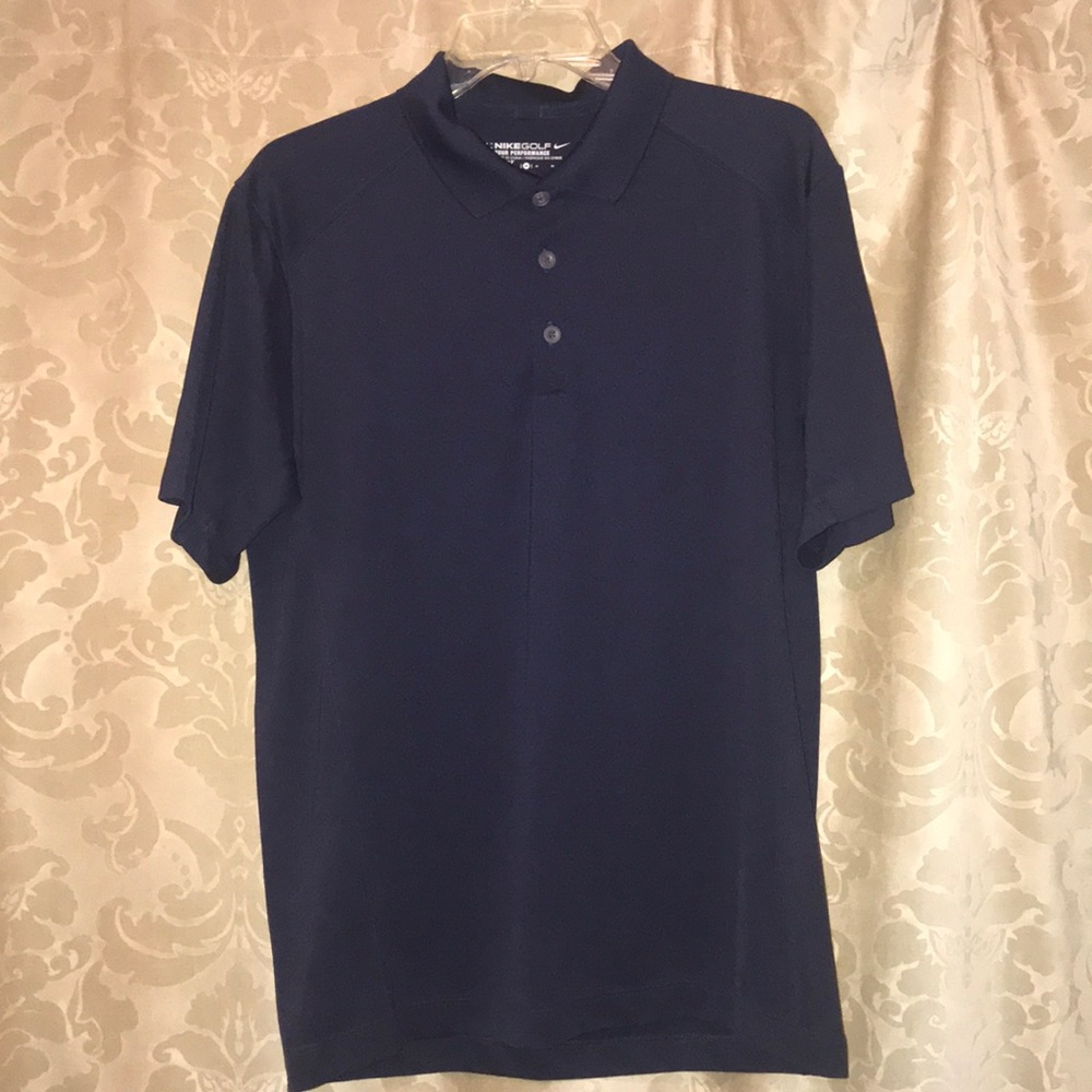 Nike Golf Tour Performance Polo-Blue-Medium
